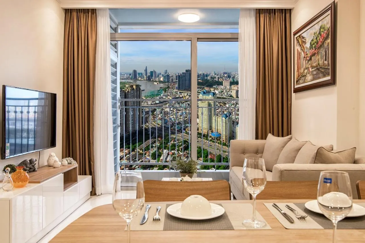 Luxury Vinhomes Central Park Humi Homes Apartment